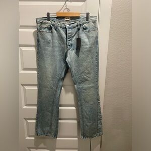 NWT MINTCREW FLARE DENIM JEANS SIZE 38